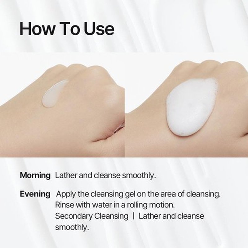 THEPURELOTUS Jeju Botanical pH Balancing Cleanser (6.76 fl.oz) - Mildly Acidic pH6.5, 2-in-1 Gentle Daily Gel-to-Foam Korean Face Wash, Vegan Cleanser