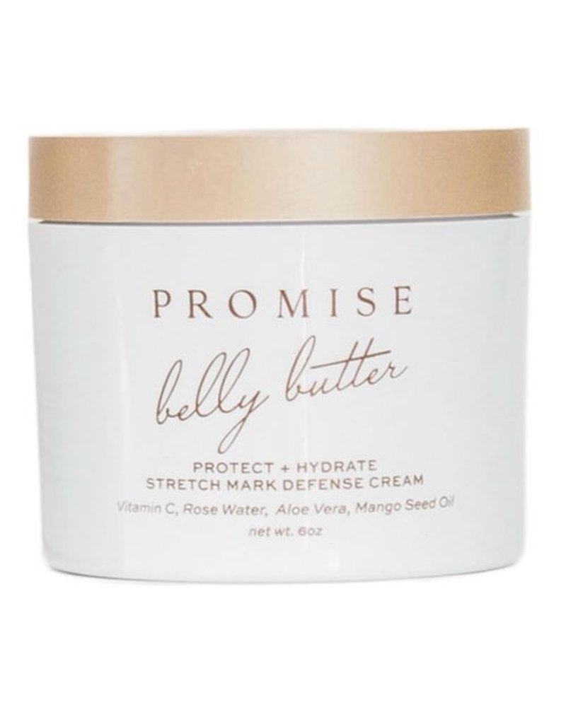 Promise Belly Butter - Stretch Mark Prevention Cream for Pregnancy | Deeply Hydrating, Vegan, 6 oz