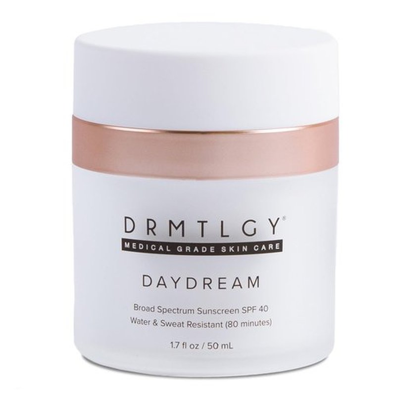 DRMTLGY Sunscreen & Face Moisturizer SPF 40 - Water & Sweat-Resistant for Sensitive Skin | UVA/UVB Protection