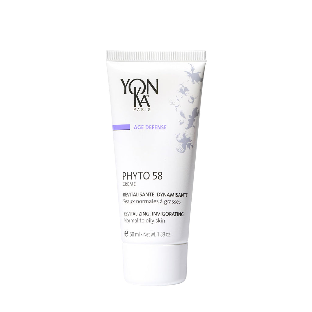 Yon-Ka Phyto 58 PNG Night Cream | Anti-Aging Vitamin E Face Moisturizer for Normal and Oily Skin | Anti-Wrinkle Night Treatment to Reduce Pores and Revitalize Skin | 1.73 oz