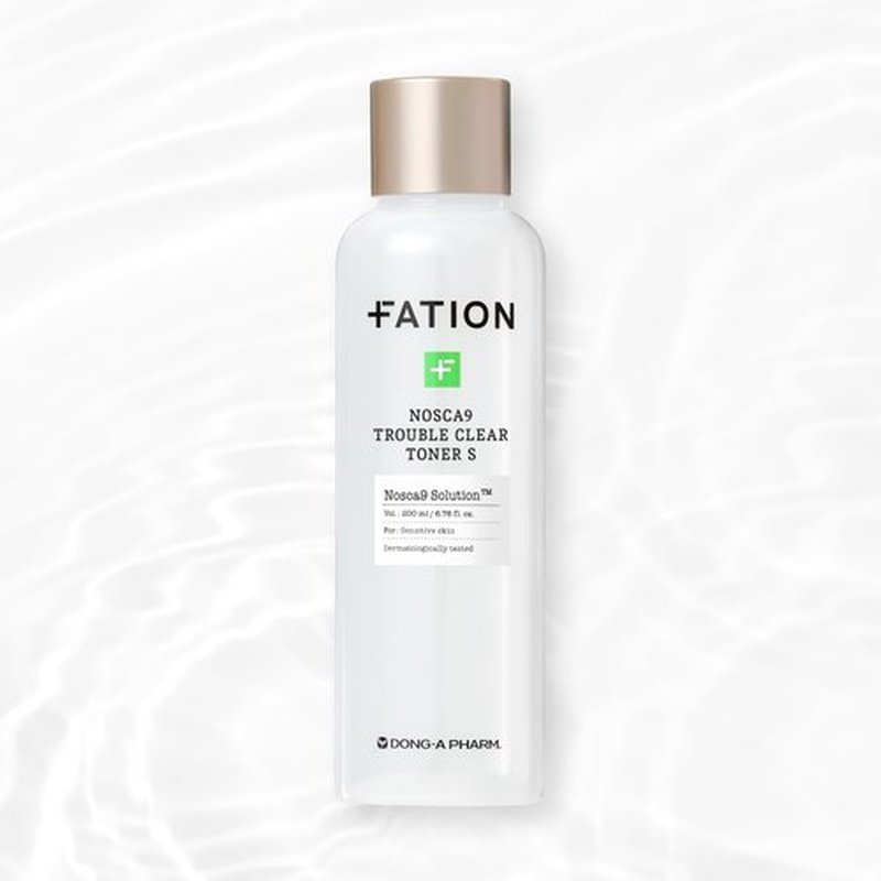 Fation Nosca9 Soothing Toner S | 2% PHA & LHA Exfoliating Toner for Sensitive Skin | Moisturizing, Hypdrating & Quick Absorption Korean Skincare (Pack of 1, 6.76 Fl Oz)