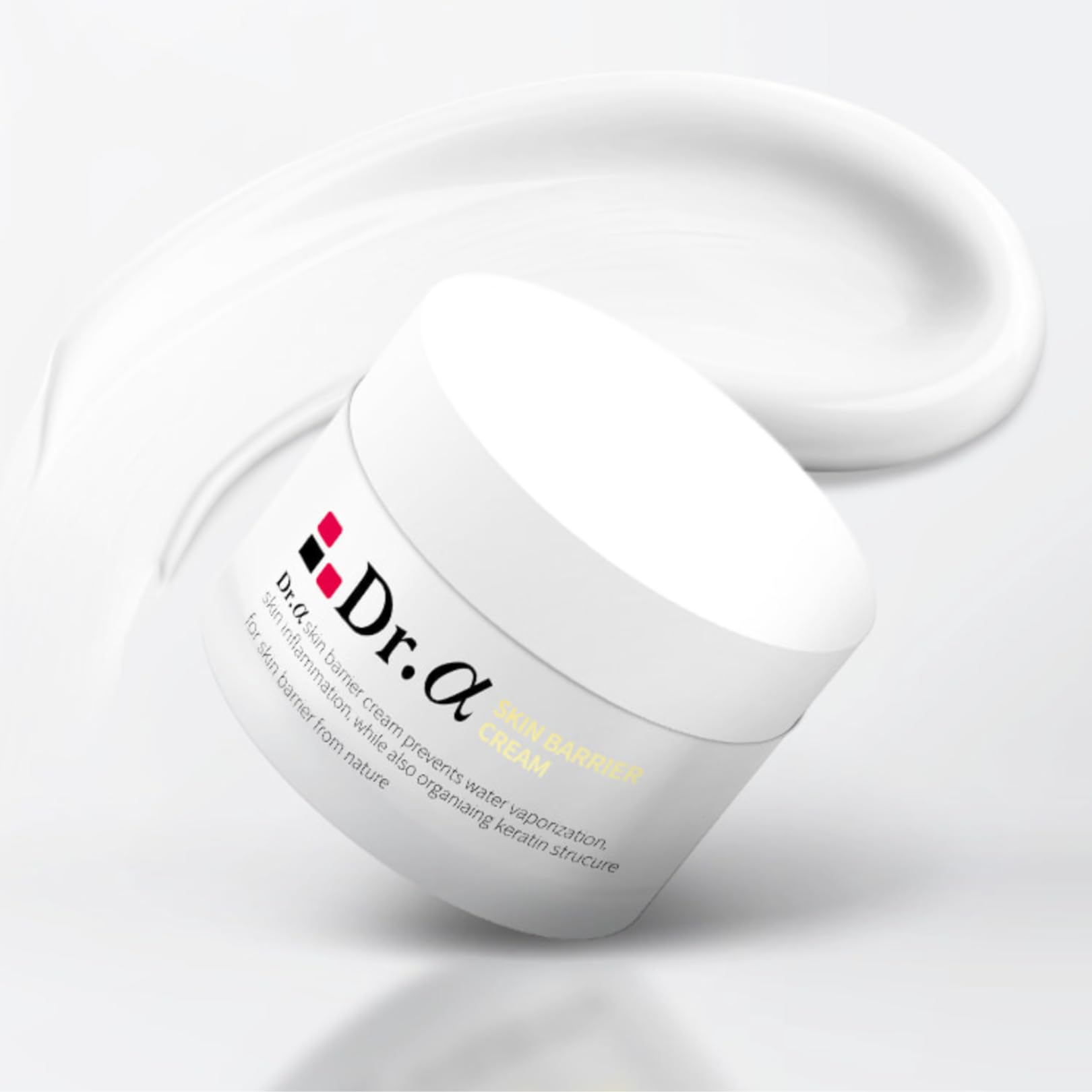 Dr Alpha Skin Barrier Cream 80ml, Moisturizing for Dry, Sensitive Skin, Face Care Lotion, Rejuvenating Face, Body, Legs