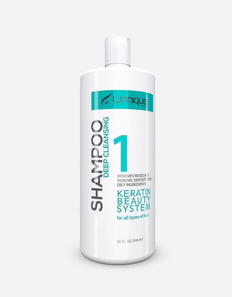 UNNIQUE Deep Cleansing Shampoo - Clarifying Formula for Hair Build-Up & Oil Removal | 32 Fl Oz