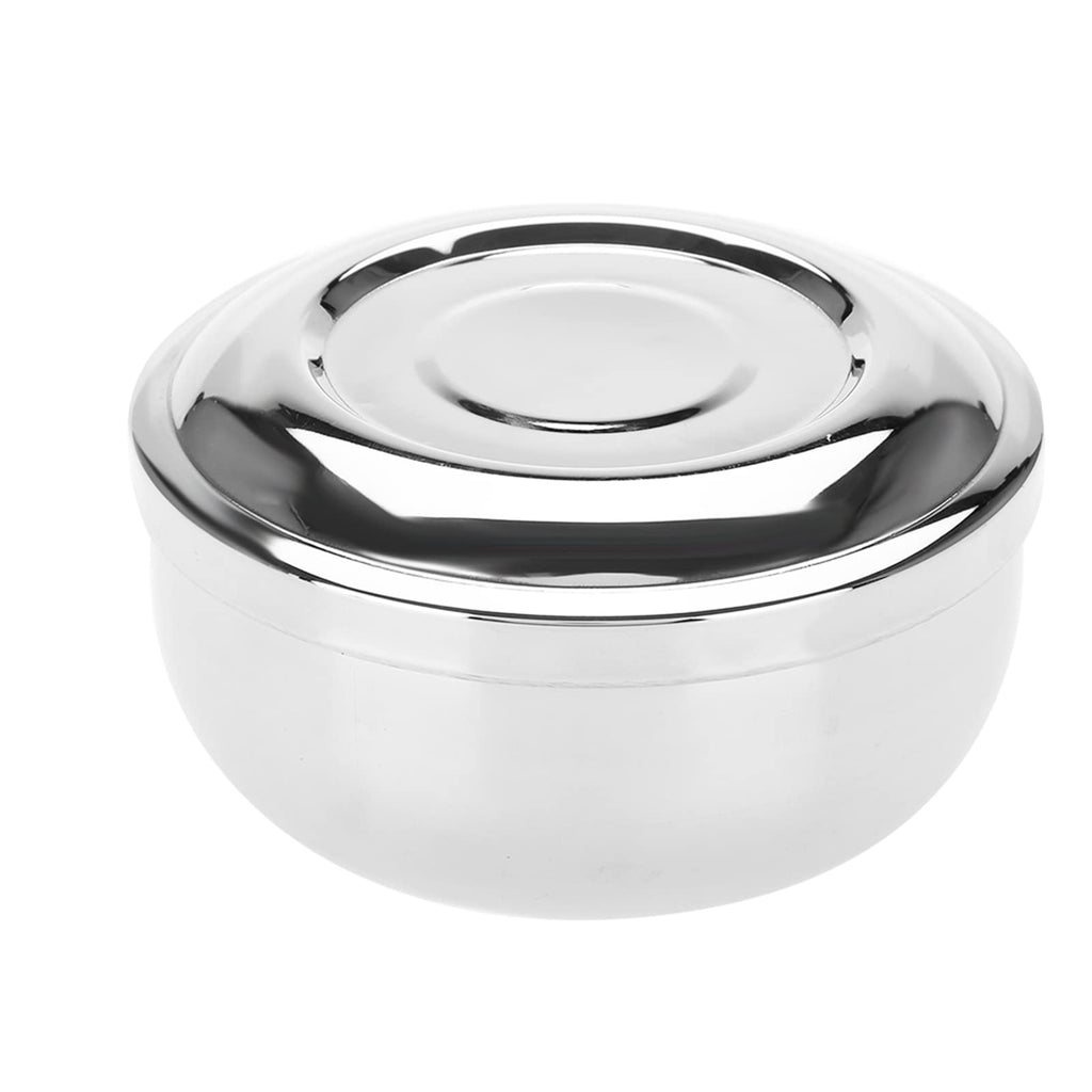 Semme Shaving Bowl For Men, Men Stainless Steel Shaving Soap Bowl with Lid,Shaving Soap Bowl,Shaving Mug Container,Easier to Lather,Fits Most Soaps