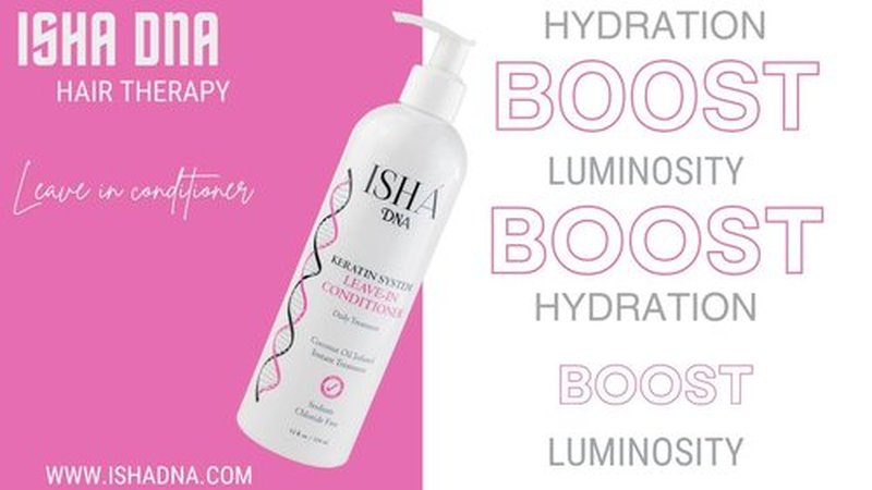 **Keratin Treatment System Leave-In Conditioner - Sulfate-Free Daily Damage Control - Coconut & Argan Oil Infused (32 Fl oz)**