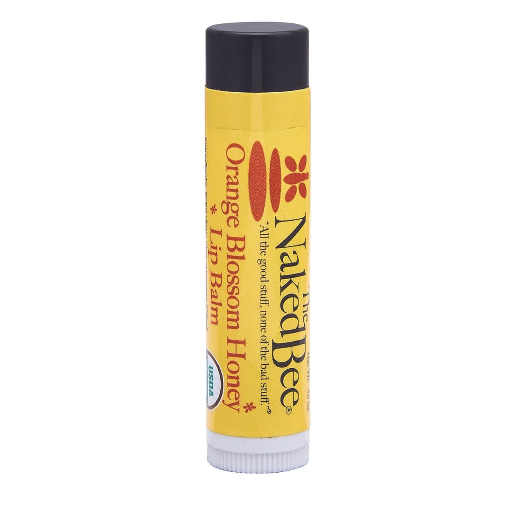 The Naked Bee Lip Balm, Orange Blossom Honey, .15 Ounce