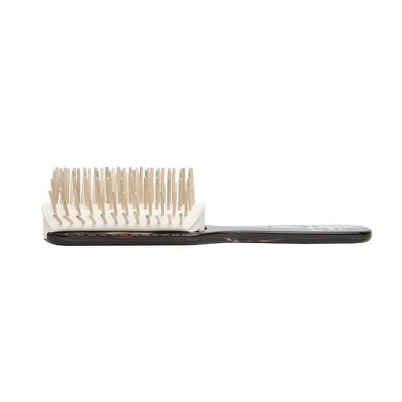 Ibiza Hair Detangling Brush - Wooden Pins for Scalp Stimulation & Reduced Drying Time | Ideal for All Hair Types