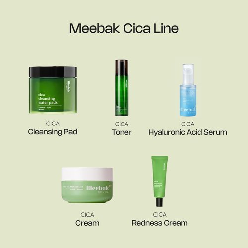 Meebak Korean Hyaluronic Acid Serum – Hydrating and Plumping Face Serum for Radiant, Dewy Skin | Centella Asiatica & Vitamin C | Korean Facial Serum