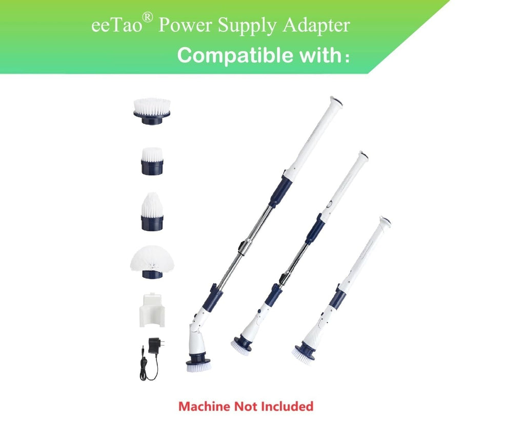 Replacement Charger Compatible with Casabella 8501010 Spin Scrubber 7.4V 2000mAh Battery DC8.4V Power Supply Adapter Cord Cable
