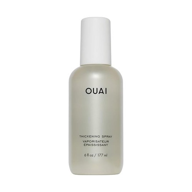 OUAI Hair Thickening Spray - Volumizing Formula for Fuller-Looking Hair - Strengthens & Repairs (6 Fl Oz)