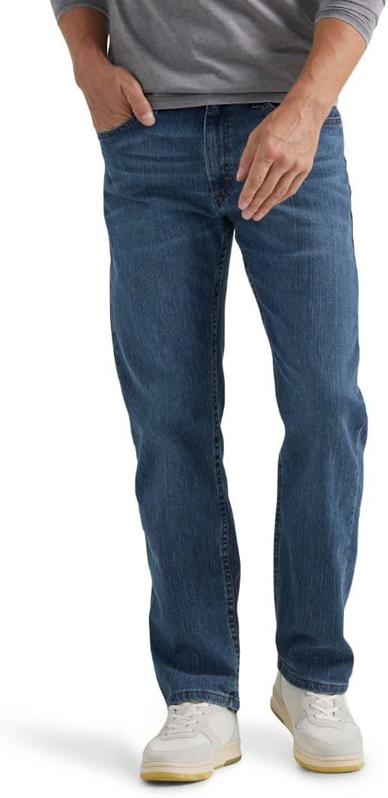 Wrangler Authentics Men's Comfort Flex Waist Jeans - Regular Fit, Versatile Style, Durable Fabric