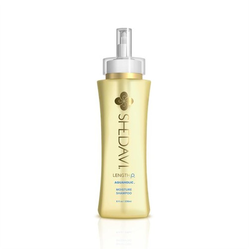 Shedavi LENGTH₂O™ Aquaholic™ Moisture Shampoo for Dry Hair 8 fl oz. - Moisturizes Dry Hair Silicone-Free - Vegan Hydrating Women Shampoo for Dry, Color-Treated Hydrates & Hair Growth Sulfate-Free