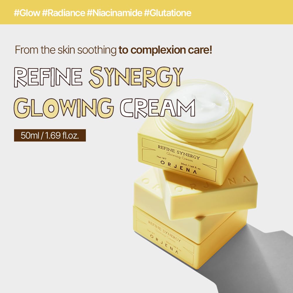 OJRN ORJENA Refine Synergy Radiance Face Cream, 1.69 fl oz