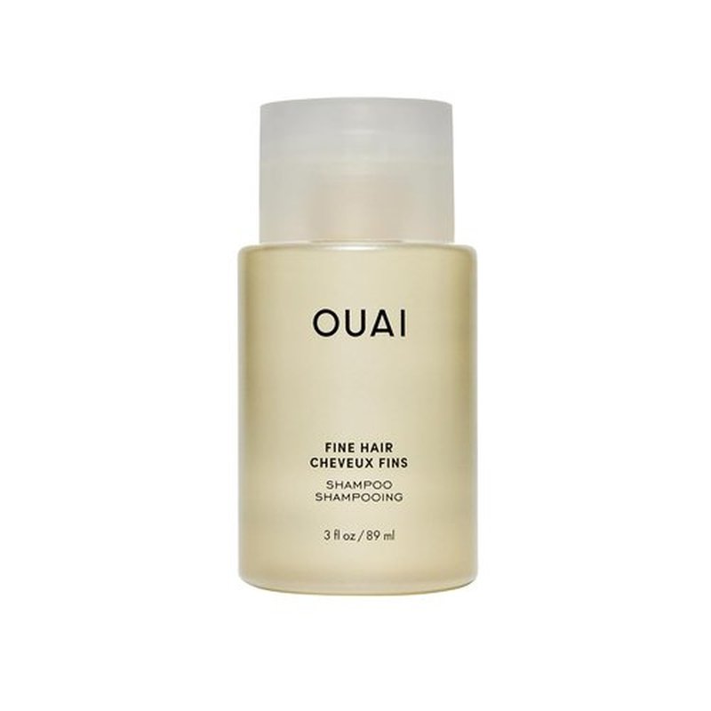 OUAI Fine Hair Shampoo - Travel Size Biotin Thickening Formula for Flat, Thin Hair - Volumizing & Strengthening, 3 Oz