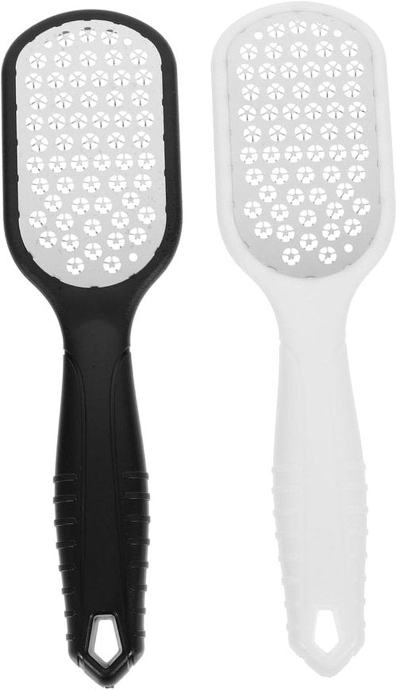 Healeved Stainless Steel Foot File - 8.38 Inch Callus Remover with Comfortable Handle & Hanging Hole