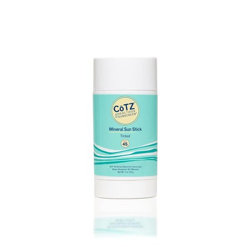 CoTZ Mineral Sunscreen Stick SPF 45 - Water Resistant Zinc Oxide Formula | Sheer Finish | 1 oz / 30 g
