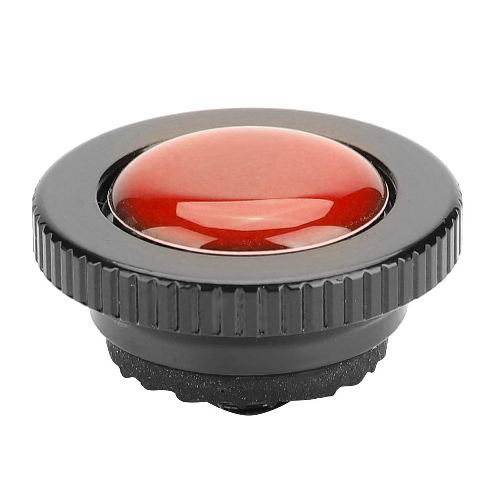 ANGGREK Quick Release Plate, Mini Aluminium Alloy Round for Manfrotto Compact Action Tripod, Ultralight, Compatible with Most Cameras, 1/4inch Screw, 22mm Diameter, Rojo