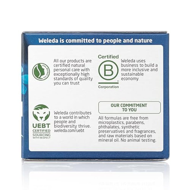 Weleda Face Care Rejuvenating Day Cream, 1.3 Fluid Ounces, Plant Rich Moisturizer with Blue Gentian and Edelweiss