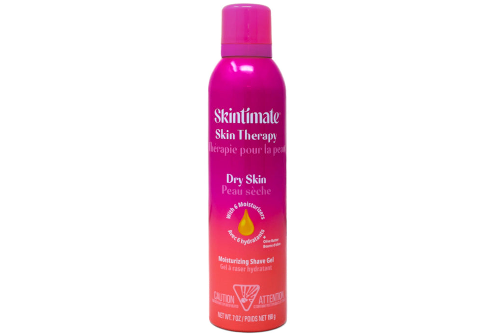 Skintimate Skin Therapy Moisturizing Shave Gel for Women with Lanolin and Olive Butter, Multi, One Size, 7 Oz