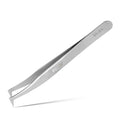 Individual C-Shaped Tip Lashes Tweezer - FEITA Professional Stainless Steel Curved Tweezers Precision for 3D Volume Eyelashes Extensions (1 Pc)