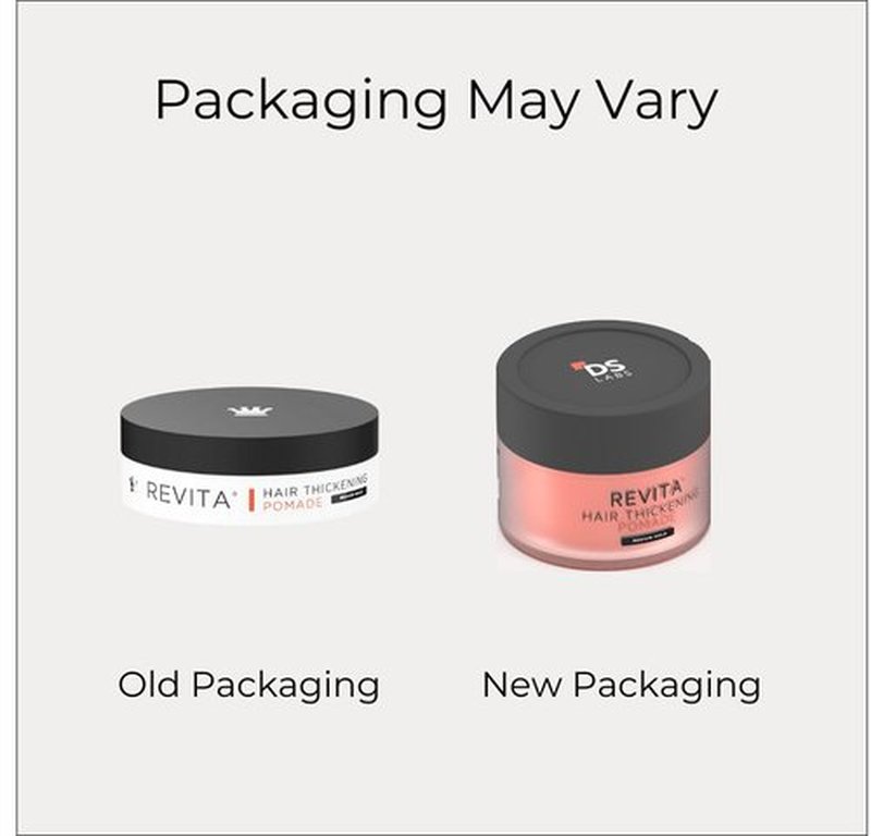 DS Labs Revita Matte Pomade - Medium Hold Styling Cream for Thicker Hair with Biotin & Caffeine, 3.3 fl oz