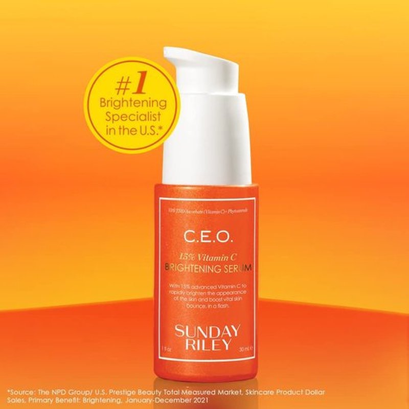 Sunday Riley C.E.O. Brightening Serum - 15% Vitamin C for Radiant Skin