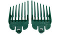 Taper King® Guide Combs 2.0 – Improved Quality, Upgraded Design for At Home Taper & Fade Haircuts – Emerald (#3 to #8) – Compatible with Wahl/Conair Clippers