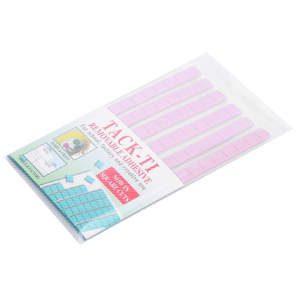 Manicure, Professional Reusable Nail False Nail Tips Sticky Adhesive Manicure Tool Pink