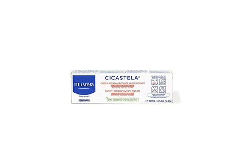 Mustela Cicastela Moisture Recovery Cream - Fragrance-Free Baby Ointment with Avocado & Hyaluronic Acid - 1.35 fl. Oz