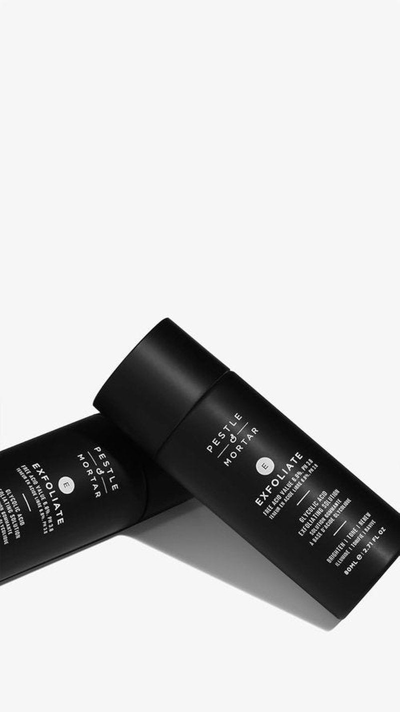 Pestle & Mortar Glycolic Acid Facial Toner - 6.8% Exfoliating Formula for Pore Minimization & Even Skin Tone | Vegan & Cruelty-Free, 80ml