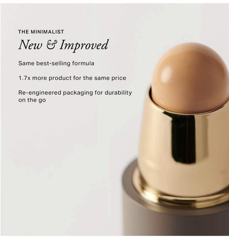 MERIT The Minimalist Foundation & Concealer Stick - Perfecting Formula in Camel Shade