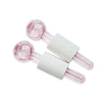 SportEmblema Ice Globes for Face & Eyes,Facials Cold Roller Cooling Globes for Skin Tightening & Anti-Aging Reusable Ice Facial Roller for Reduction of Puffiness & Wrinkles Dark Circles,Headaches-Pink