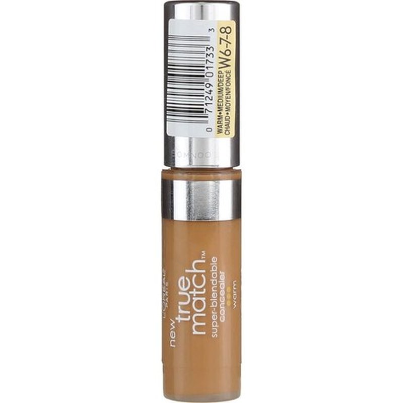 L'Oreal True Match Concealer - Medium/Deep Warm (W6-7-8) | 0.17 oz | Pack of 2 for Flawless Coverage