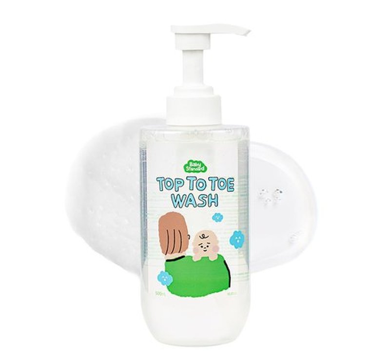 Skiennix Baby Wash & Shampoo - Tear-Free, Plant-Based Foam for Sensitive Skin | 16.9 fl. oz, Unscented