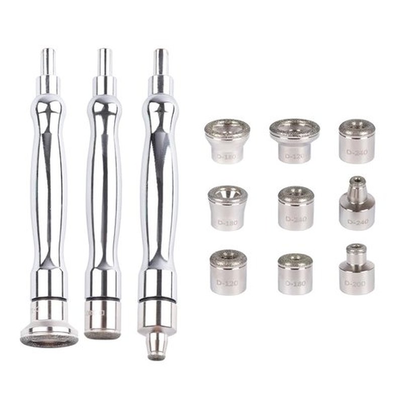 Diamond Dermabrasion Accessories 9 Tips 3 Wands Microdermabrasion Machine Replacements Dermabrasion Tool Professional or Home Use