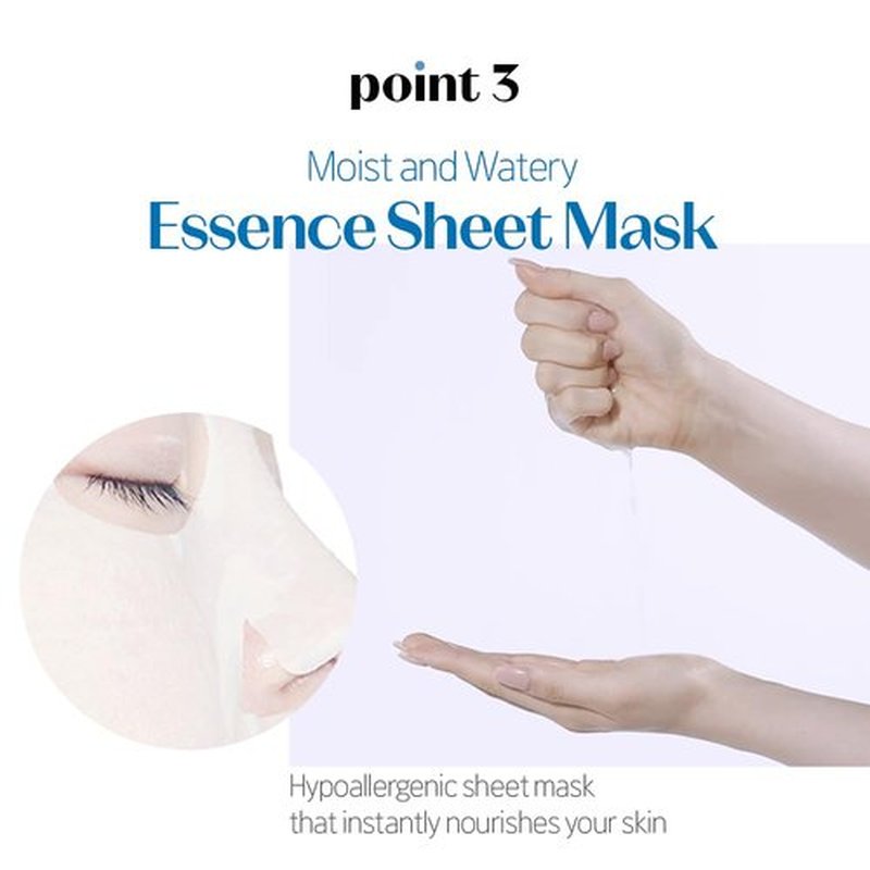 ETUDE SoonJung Sheet Mask Panthensoside (5pcs Pack), 100% Bamboo Sheet, Face Mask, Moisturizer for Sensitive Skin, pH Balanced Formula, Panthenol, Madecassoside, Korean Skin Care, Beauty