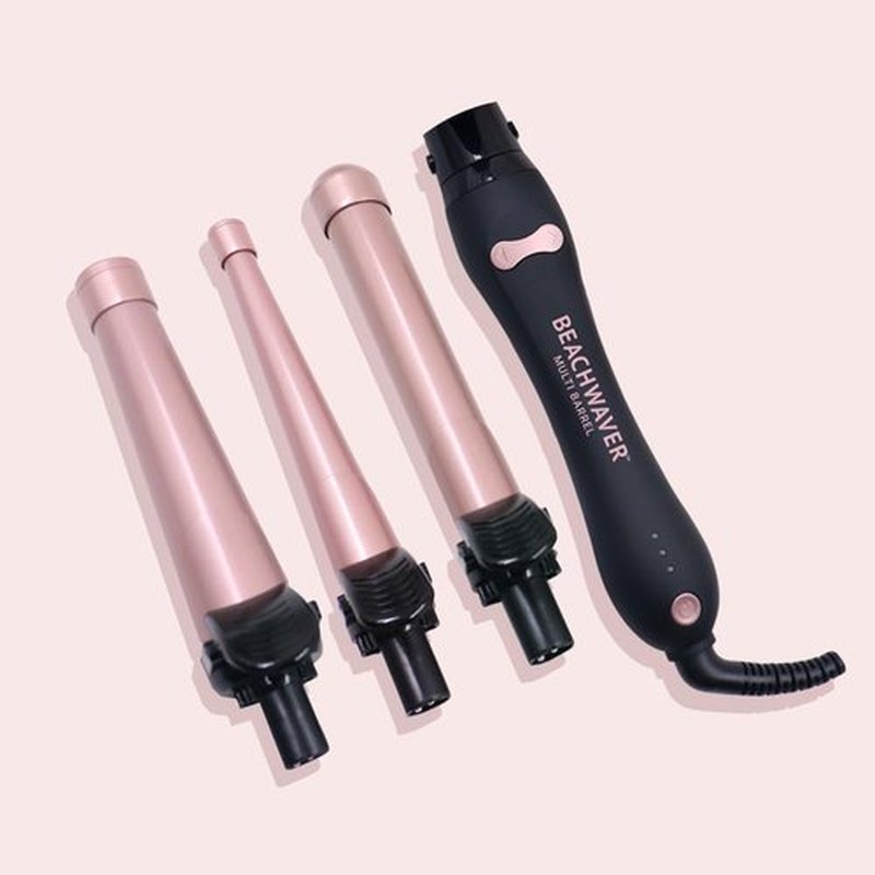 Beachwaver Multi Barrel Curling Iron - Professional Ceramic with 3 Attachments | Adjustable Heat & Ergonomic Design