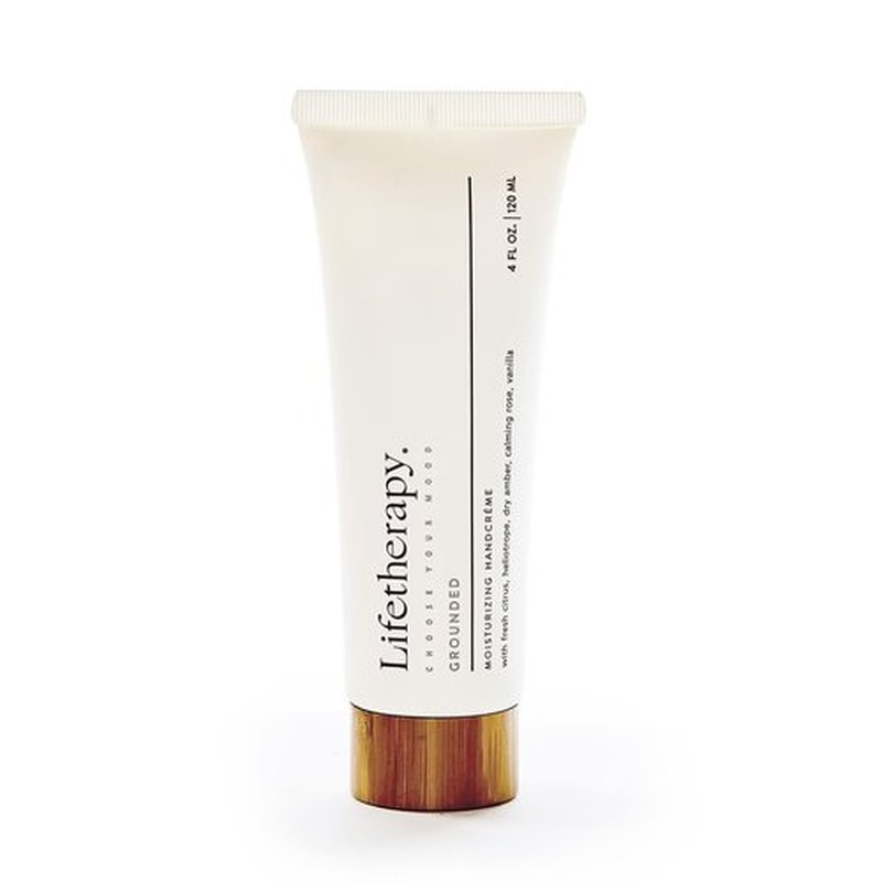 Lifetherapy Moisturizing Hand Cream - Grounded | Clean, Skin-Loving Formula | Vegan & Gluten Free | Fast-Absorbing & Lightweight | Free From Parabens, Sulfates & Phthalates 4oz