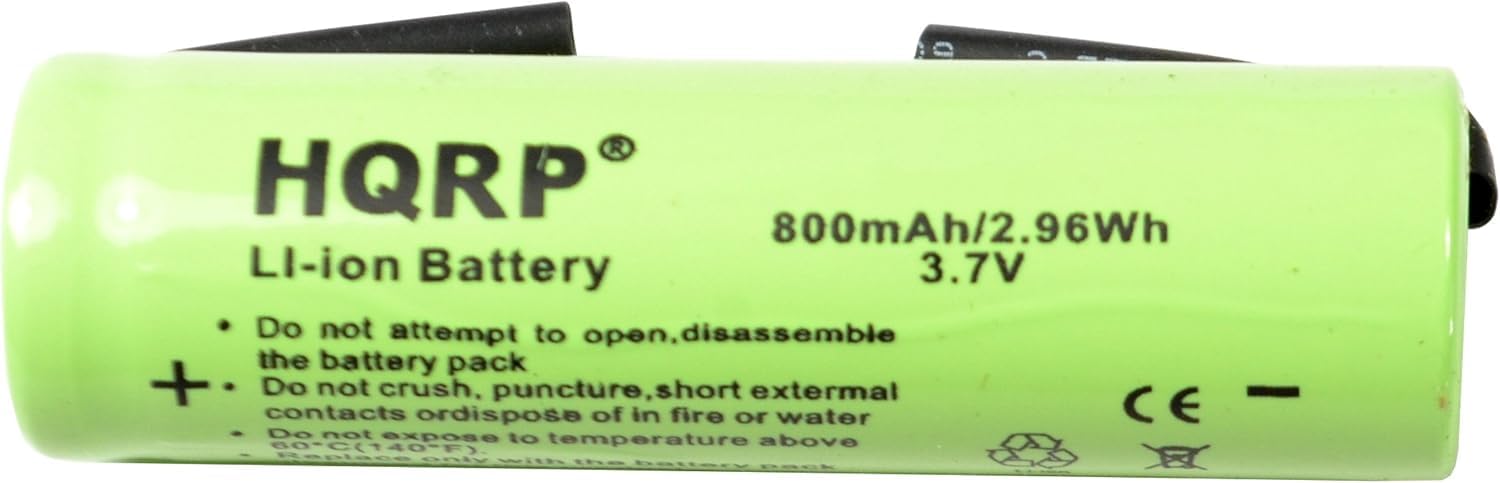 HQRP Battery Compatible with Philips RQ1050 RQ1095 1180X 1160X 1160XCC 8138XL 8140XL 8151XL RQ1160 RQ1275 RQ1280 RQ1290 1060X 1090X 1150X Norelco Shaver + Screwdriver