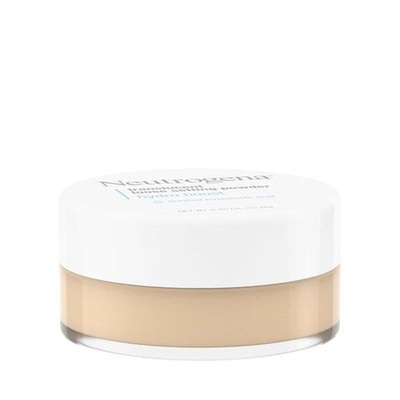 Neutrogena Hydro Boost Translucent Loose Setting Powder with Purified Hyaluronic Acid for Smooth Skin, Blurs Imperfections and Sets Makeup, Lightweight Face Powder, .44 oz