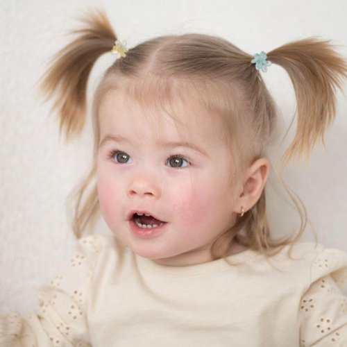 100Pcs Mini Flower Hair Clips Women Girls, Colorful Small Claw Clips Strong Grip Glitter Baby Hair Clip Cute Jaw Clips for Fine Hair Toddle Hair Accessories