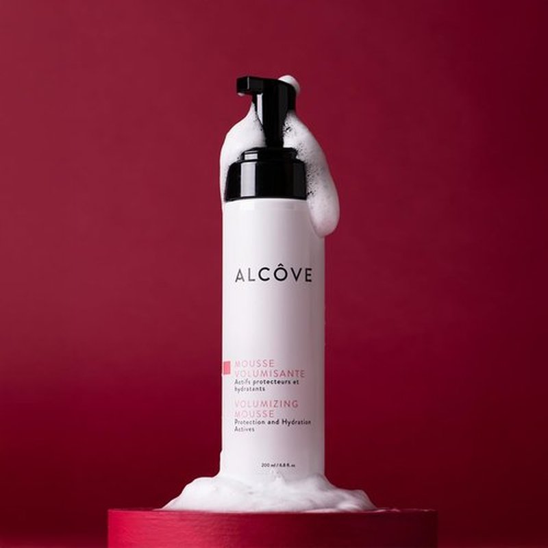Alcôve Volumizing Mousse - Medium Hold for Fine Hair - Lightweight, Anti-Frizz, Color-Safe | 8.5 oz