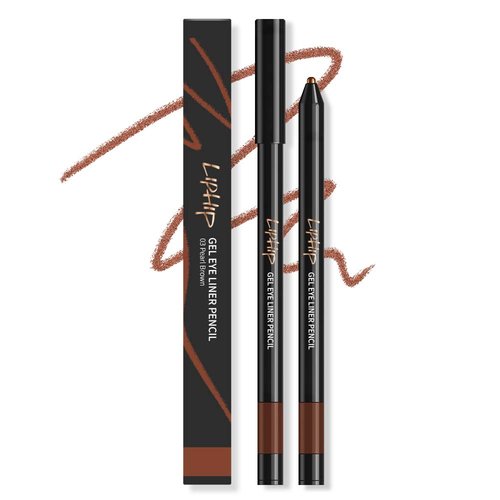 Skiennix Gel Eyeliner Pencil - Smudge & Water-Resistant Longwear Formula | 03 Pearl Brown