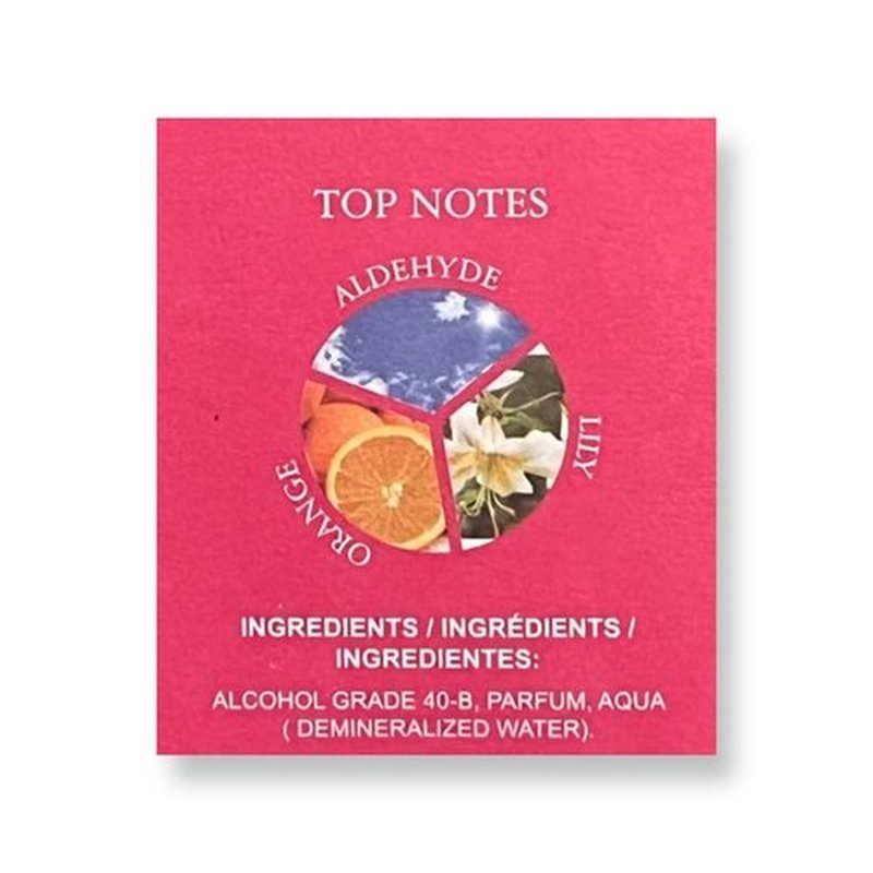 Pink Diamond Eau de Parfum for Women - 3.4 Fl Oz | Fresh Top Notes of Orange, Aldehyde & Lily