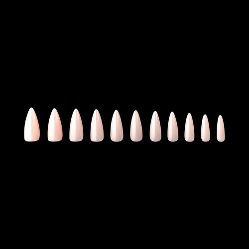 Apres Neutrals Gel-X Maisie Box Of Press On Nails, 11 Sizes 00-9, Soft Gel Nail Tip Box (150pcs) (Natural Stiletto Medium, 150pcs)