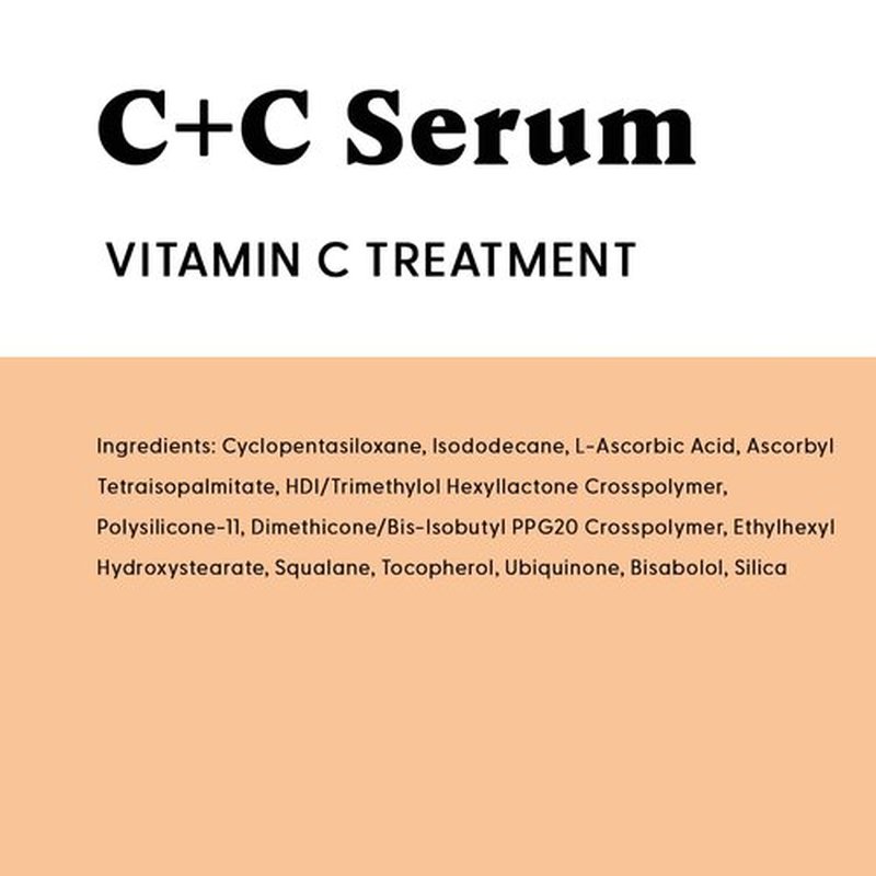 Stratia C+C Vitamin C Serum - 15% Potent Formula with 10% L-Ascorbic Acid for Bright, Even Skin - 1 Fl Oz