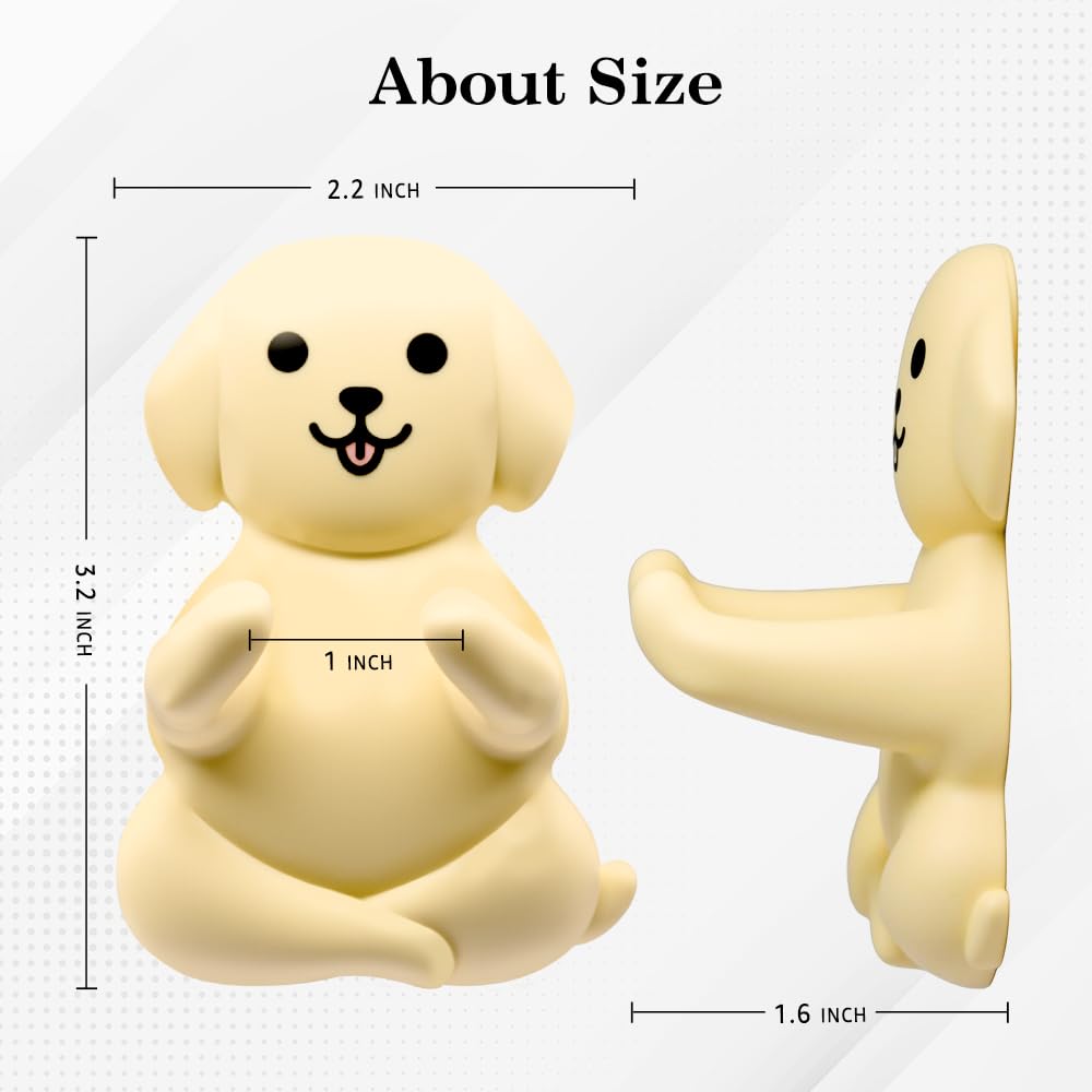 Mhfpl Cute Dog Razor Holder Shower, Cute Gadgets Leg Razor Holder, Relaxing Shower Accessories, Funny Animals Bathroom Decor for Women Mom Sister Friend Wife Girlfriend, Funny Dog Gifts for girlfriend
