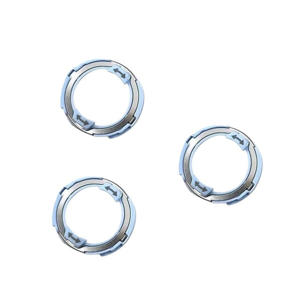 Shaver Head Blades Holder Plate Compatiable with Philips Razor Head Series 7000 Series 8000 Series 9000 SP9xxx S7xxx S8xxx Blue Blade Retaining Rings for Shaver Model - 3Pcs
