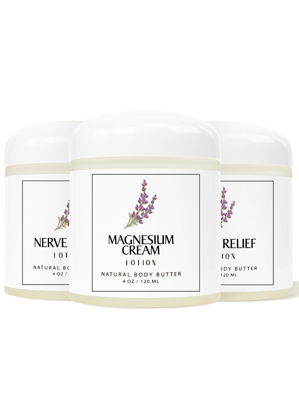 HUSPUR Magnesium Cream, Magnesium Lotion with Arnica, Soothing Relaxation with Natural Magnesium Ingredients Hydrating & Nourishing for Joints, Apply to Before Bed, 3 Packs