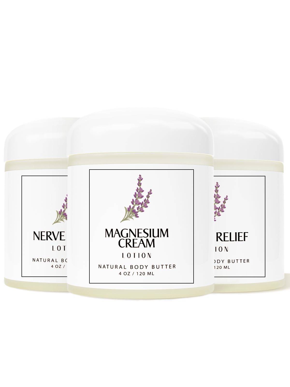 HUSPUR Magnesium Cream, Magnesium Lotion with Arnica, Soothing Relaxation with Natural Magnesium Ingredients Hydrating & Nourishing for Joints, Apply to Before Bed, 3 Packs